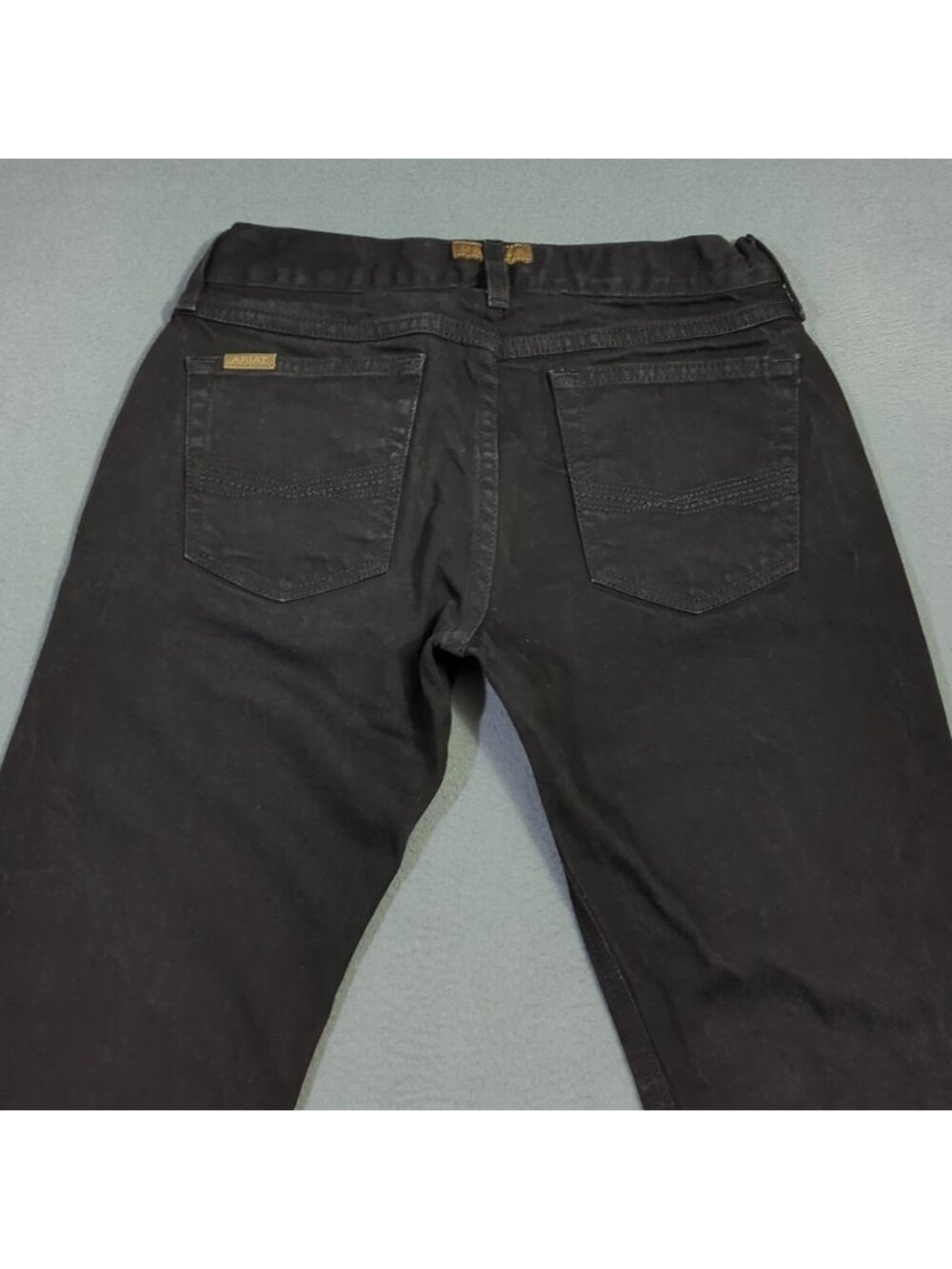 Ariat Jeans Men's 30x36 Fits 29x35 Black M7 Slim Legacy Straight Western Cowboy - Picture 3 of 12